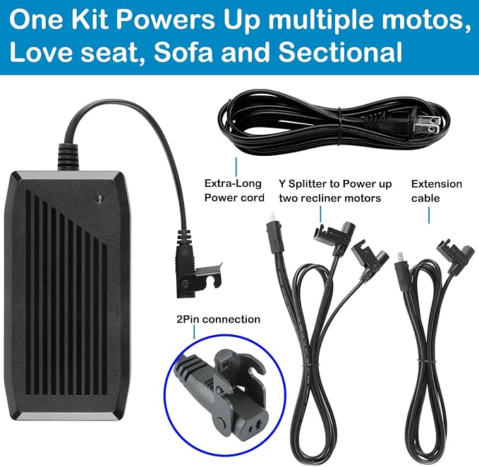 Recliner Power Supply, Model ZB-H290030-G ZBPOWER AC/DC Switching Power Supply Transformer 29V 3A Adaptor for Lift Chair or Power Recliner Limoss Okin