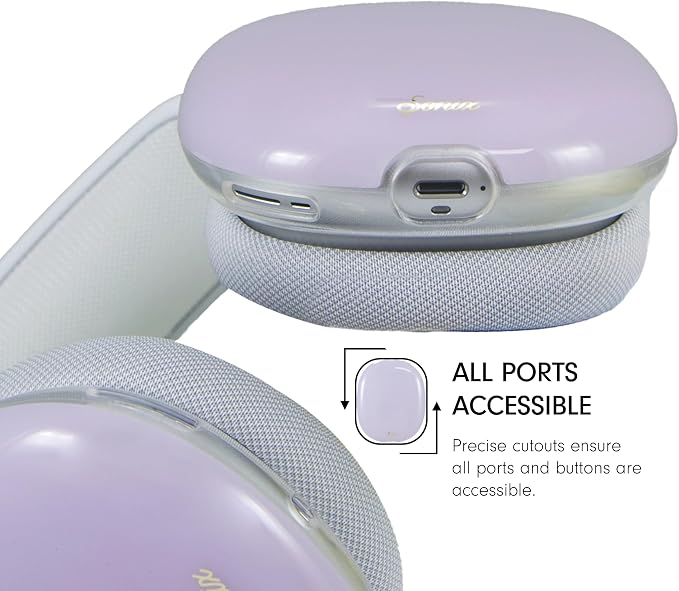 Sonix Protective Case for AirPods Max 2 & 1 | Headphones Cover | Jelly Lavender