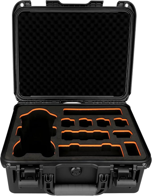 Drone Case for DJI Mavic 4 Creator Combo, IP67 Waterproof Dustproof Shockproof Protective Carrying Hard Case with Precision-Cut Foam, Anti-Fingerprint EVA Surface and High-Density Foam Base