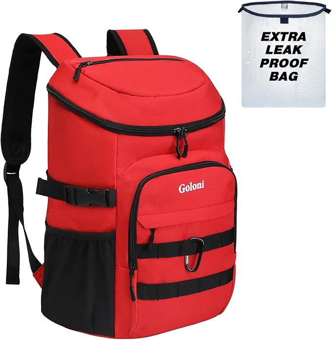 Cooler Backpack Insulated Leak Proof,Small Soft Coolers Bag for Men and Women Camping,Travel,Beach,Hiking,Picnic