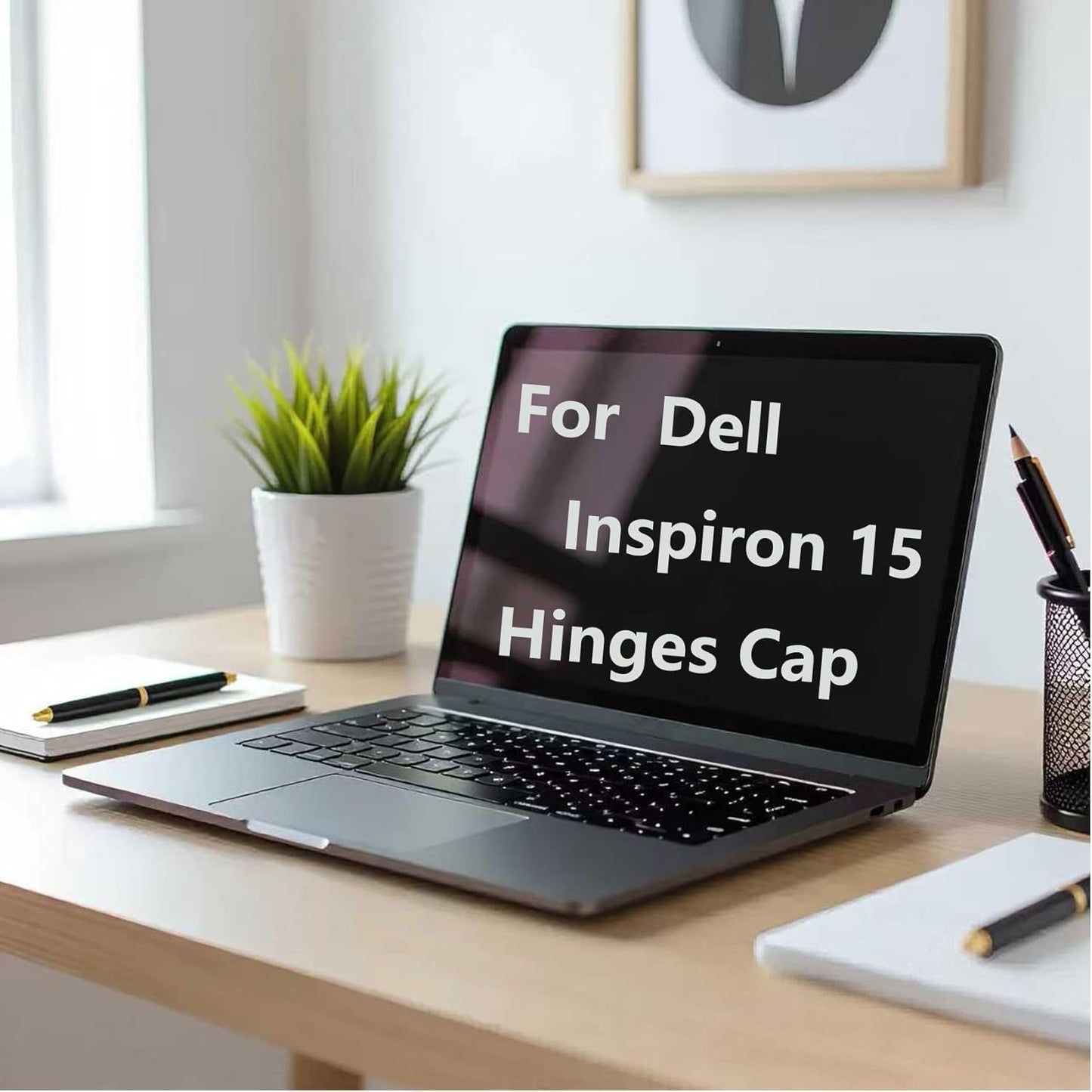 Replacement Left & Right Hinges Cap for Dell Inspiron 15 3510 3511 3515 3520 3525 3530,New Inspiron 15 3511 3520 3530 Series Laptop Shaft Cover 4VWKD 04VWKD 76CF6 076CF6