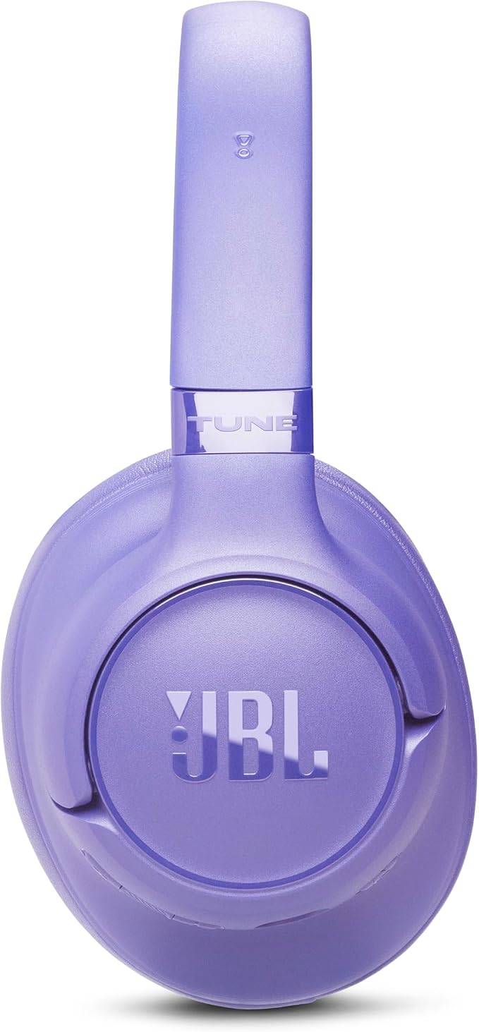 JBL Tune 730BT - Wireless Over-Ear Bluetooth® 6.0 Headphones with Powerful JBL Pure Bass Sound, 2 beamforming mics for Perfect Calls, Up to 76 Hours of Battery Life, & Multi-Point Connection (Purple)