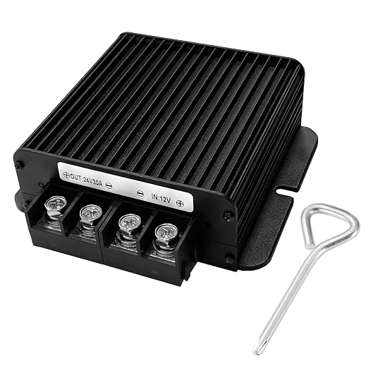 DC 12V to 24V Voltage Converter 30A 720W Voltage Converter 24V Voltage Regulator Boost Module for Radios,Motors,RVs