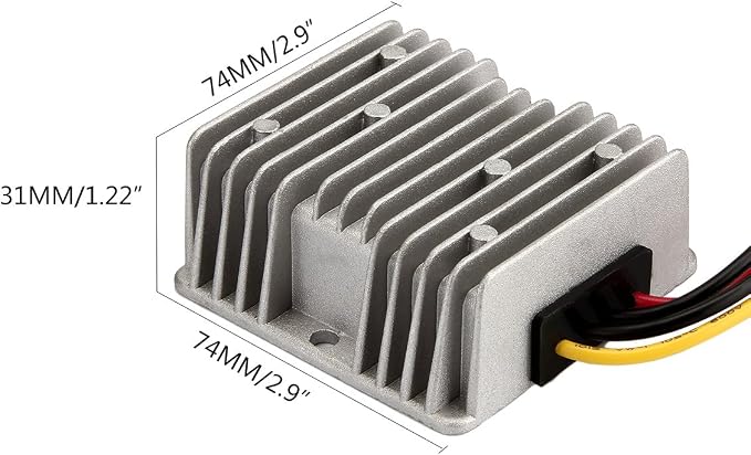 HOMELYLIFE Voltage Converter DC 12V 24V Step Down to 5V 20A 100W Reducer Buck Power Regulator Waterproof Module Transformer for Golf Cart Club Car