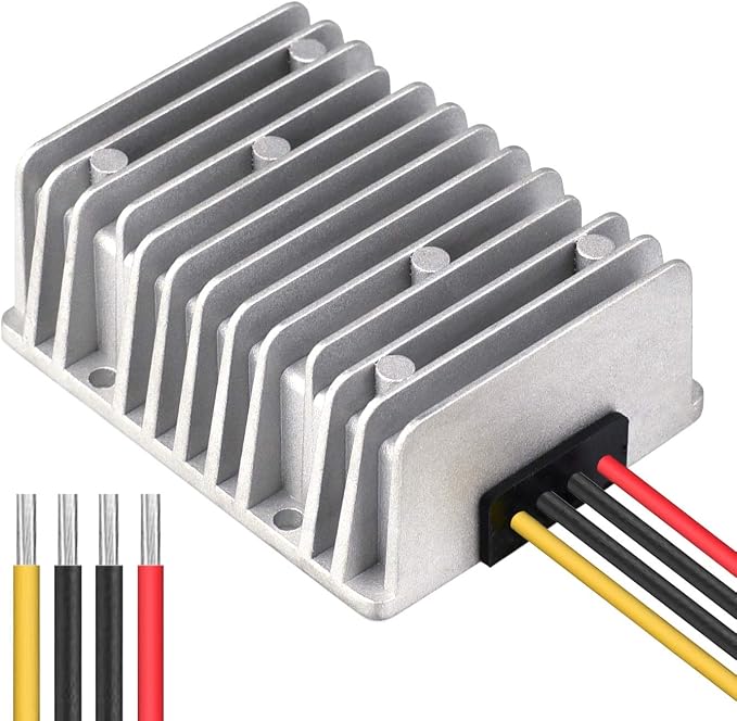 DC 24v to 12v Converter 40A 480W Voltage Reducer Regulator Power Supply Buck Converter Transformer for Golf Cart Auto Car Truck Vehicle Boat