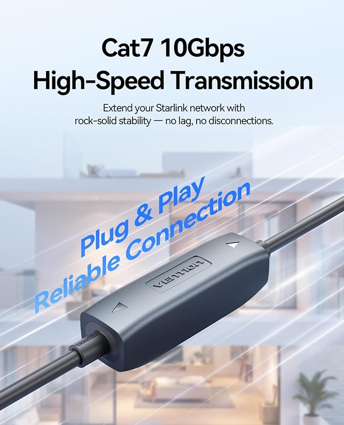 VENTION starlink Cable Coupler for Starlink Gen 3, IP68 Waterproof Connector,Extension to RJ45 Cable Compatible for Starlink Ethernet Adapter Gen 3/Mini Dish and Router,Support Cat6 Cable-4PCS