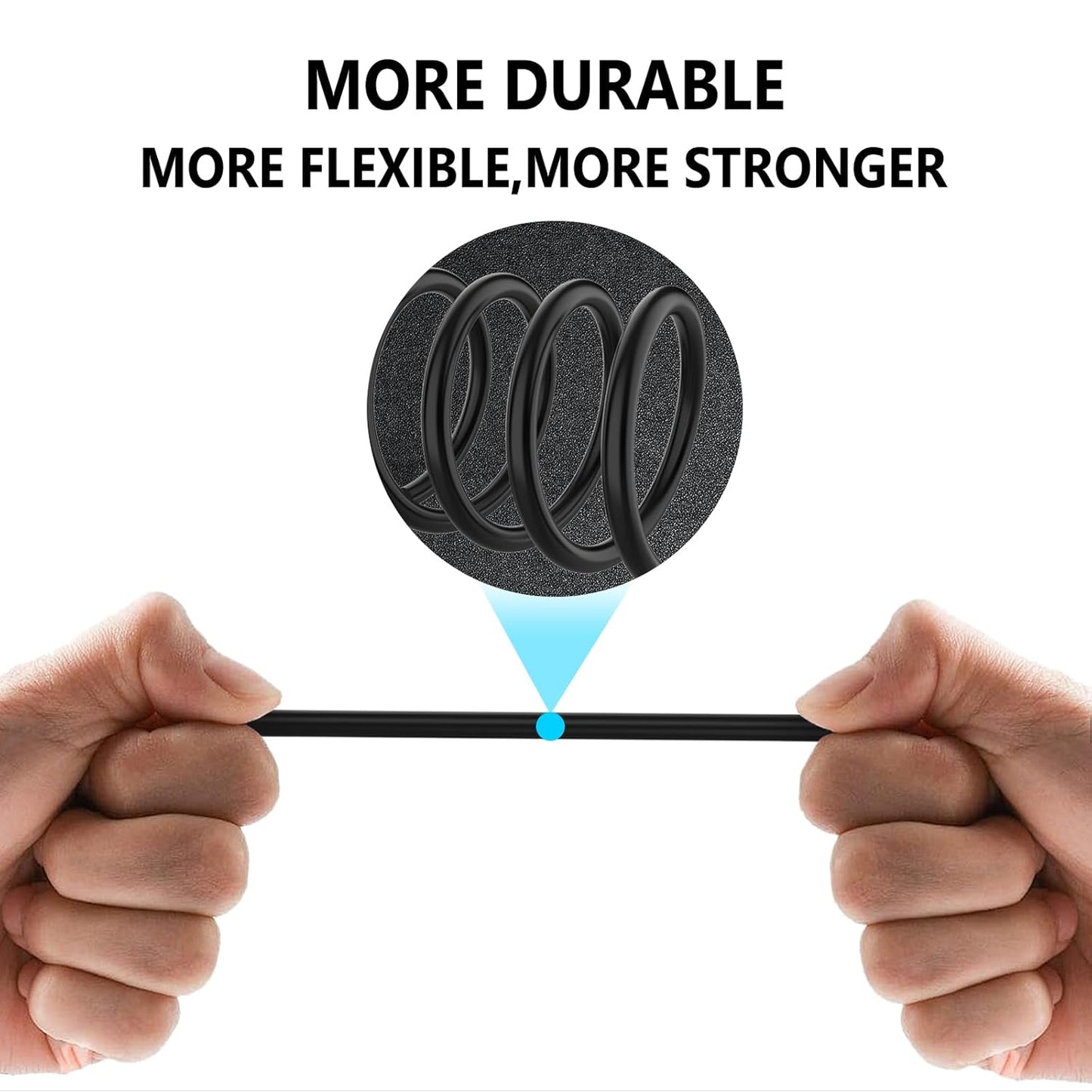 Amzpas Headphone Extension Cable, 4 Pole TRRS 3.5mm Extension Audio Cord Male to Female Stereo Audio Cable for Headset, iPhone, iPad, Smartphones, Tablets, Media Players and More (3.3ft)