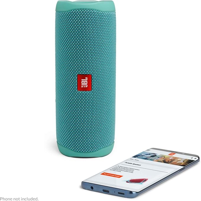 JBL FLIP 5 Waterproof Portable Bluetooth Speaker - Teal (Renewed)