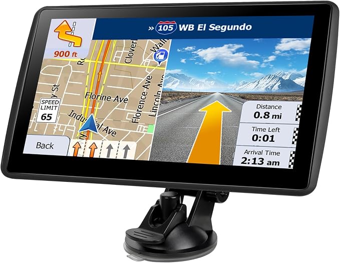 7 Inch GPS Navigator for Car Truck RV, 2026 Latest Map GPS for Car with Free Lifetime Updates