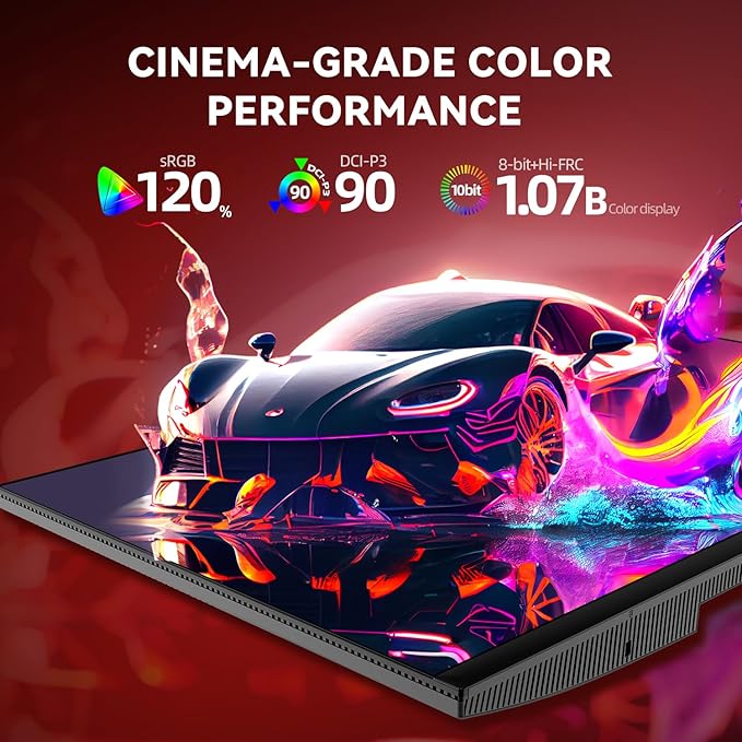 CUNPU 27 Inch 1440P 240Hz Gaming Monitor, Fast IPS, 1ms GTG QHD Gamer Monitor, FreeSync & G-Sync, HDR, 128% sRGB, Height/Pivot/Tilt/Swivel Vertical Monitor, Built-in Dual Speaker, HDMI/DP