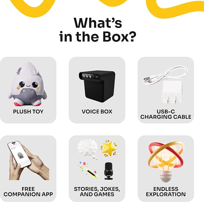 CURIO Interactive AI Learning Toy, Voice-Powered, WiFi Connected, Ages 3+ (GROK)
