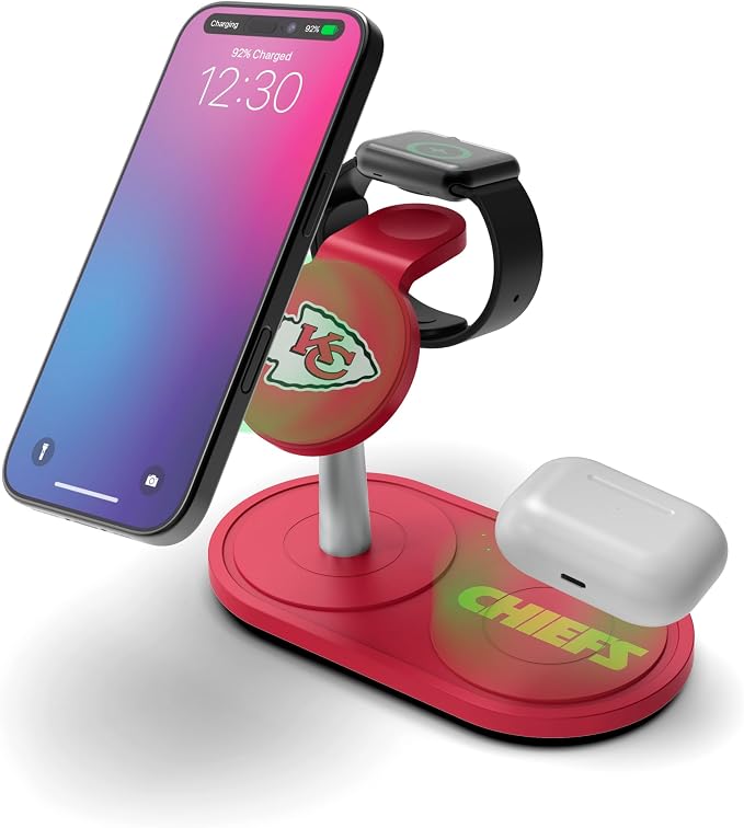 SOAR NFL 3-in-1 Wireless Charging Station