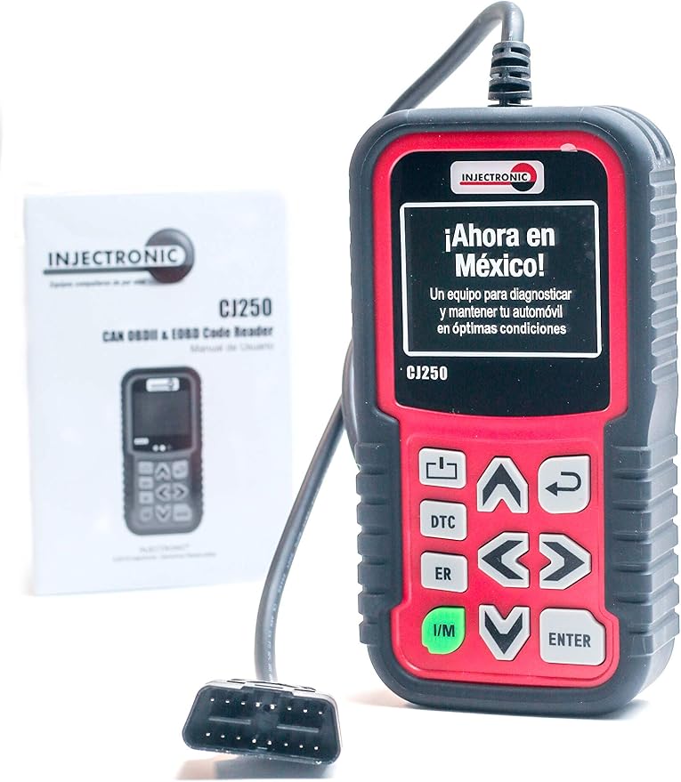 CJ250 by Injectronic, Automotive OBD2 Diagnostic Scantool, Enhanced Code Reader