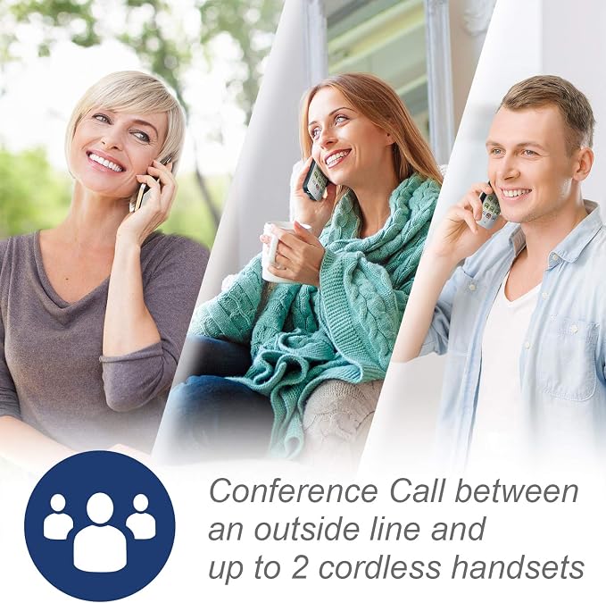 VTech CS6719-15 DECT 6.0 Phone with Caller ID/Call Waiting, 1 Cordless Handset, Blue