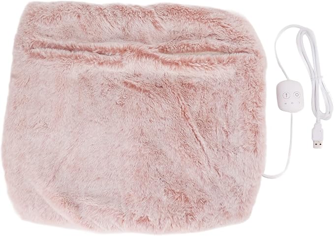 Cozy USB Heated Foot Warmer with Dual - Layer Heating, Safety Features and Machine Washable Fabric for Home & Office Comfort(#1)