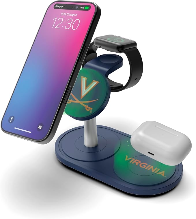 SOAR Collegiate 3-in-1 Wireless Charging Station