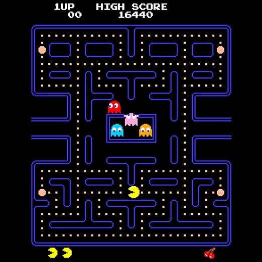 Pac-Man Plug & Play – Retro Gaming Console with Wireless Controller & Classic PAC-MAN Gameplay, Retro TV Game Console – HDMI Arcade Gaming System Plug-and-Play TV Arcade Game for All Ages.