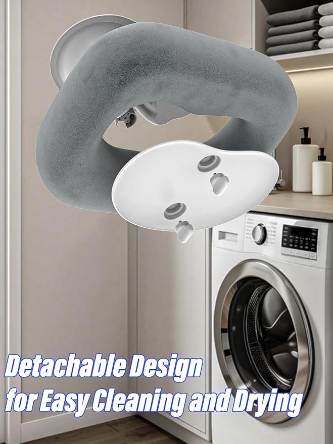Pillow Magnetic Phone Holder, [Large Capacity Storage], 720° Rotation, Height Adjustable Pillow Cell Phone Holder Fit for 4-7 inch iPhone 17/16/15, Galaxy S25/24/23, Washable Plush Fabric