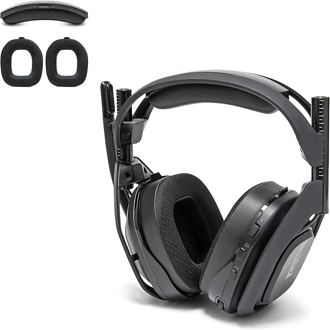 WC Mod Kit A50 - Cooling Gel Earpads + Headband Replacement for Astro A50 Gen 4, Gen 5 & A50X by Wicked Cushions | Enhanced Comfort, Cooling & Durability | Black
