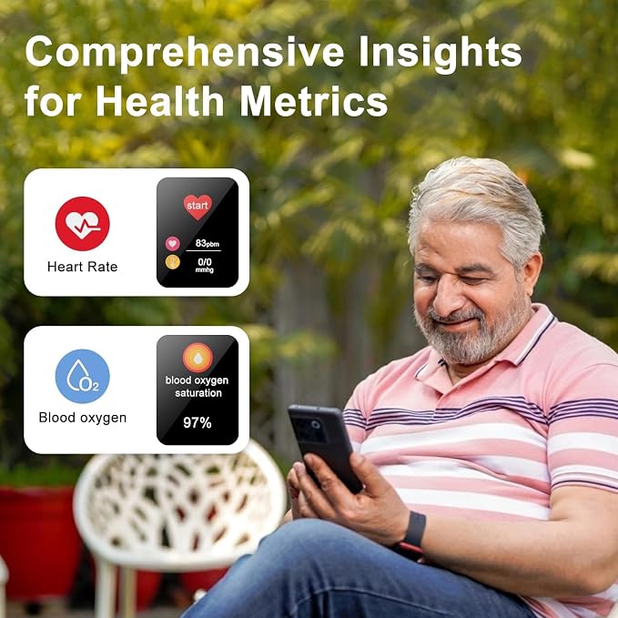 Senior GPS Smart Watch with Fall Detection - 4G LTE Elderly Smartwatch with Real-Time Location, SOS Alerts, and IP67 Waterproof - Ideal for Dementia/Alzheimer’s Safety (Matte Red)