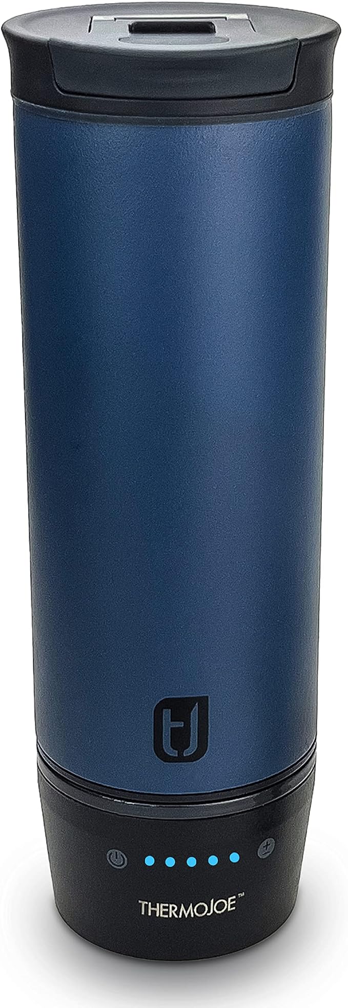 Thermojoe 16 Oz. Rechargeable Heated Smart Travel Mug for Coffee and Tea with Temperature Control