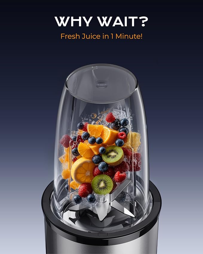 Sangcon 1000w Smoothie Blender for Kitchen, Blender for Smoothies, with 37oz/32oz/22oz Bpa-Free Cups – Upgraded Portable Personal Blenders for Shakes, Frozen fruit, Baby Food, Spice Grinding & More