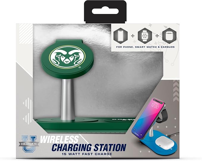 SOAR Collegiate 3-in-1 Wireless Charging Station
