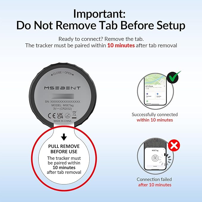Air Tracker Tag (4 Pack) - Apple MFi Certified & IP67 Waterproof | Works with Apple Find My Network (iOS) to Track Keys, Wallet, Luggage & More