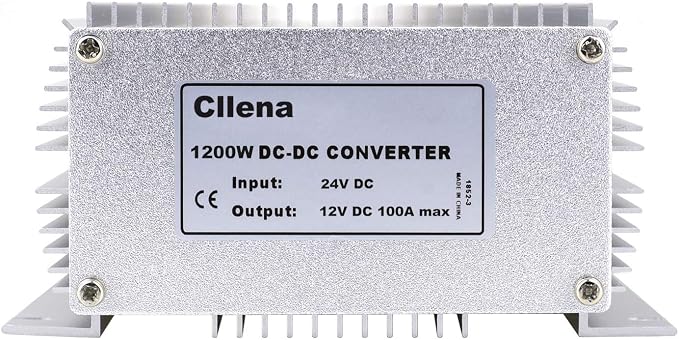 DC 24V to 12V 100A 1200W Waterproof Buck Transformer Power Supply