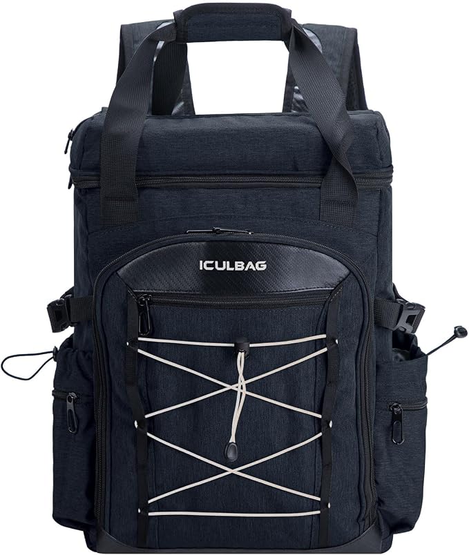 Backpack Coolers Insulated Leak Proof 38cans Soft Insulated Cooler Backpack for Women Men 12 Hours Cooling for Camping Hiking Beach Picnic