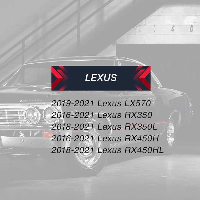 2X USARemote Key Fob Replacement Keyless Entry Remote for 2016 2017 2018 2019 2020 2021 Lexus LX570 RX350 RX350L RX450H RX450HL 4-Button Proximity Smart Key (HYQ14FBB, G Board 0010, 89904-0E160)