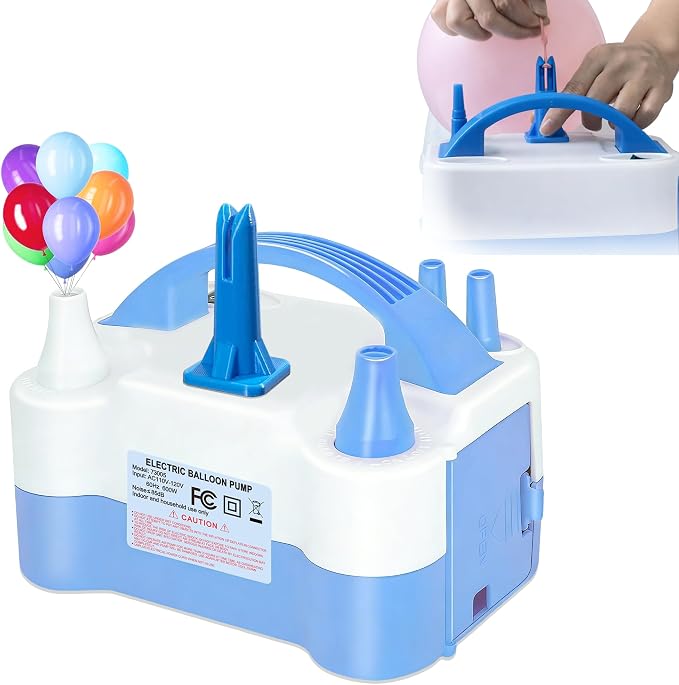 Electric Balloon Pump, Pump Electric, New Fast Balloon Tying Tool,Suitable for Party Decoration, Birthday Celebrations, Wedding Events