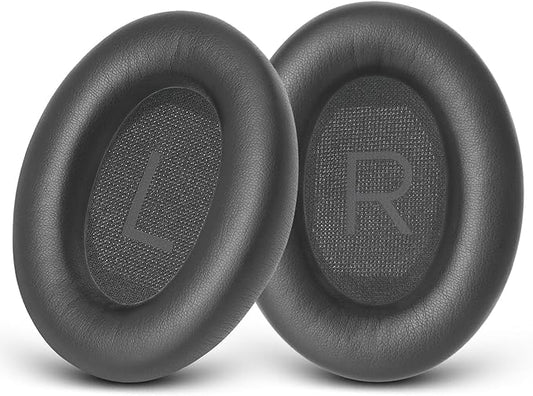 GEVO Replacement Ear Pads for Bose QC45, Ear Cushions for Bose QuietComfort 45 (QC45) & Quiet Comfort SE (QC SE) Headphones, Earpads with Softer Leather Noise Isolation Foam (Eclipse Grey)