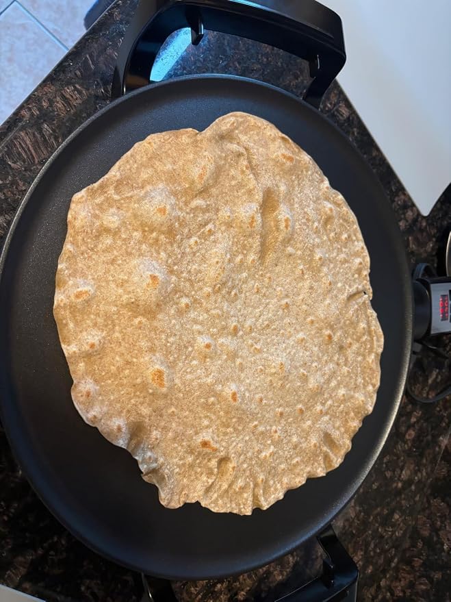 18.5" Electric Griddle for Teff Pancakes, Injera, Anjero, Crepe, Lefse, Mogogo & Mitad - Adjustable Digital Heat Control, Even Heat Distribution, Non-Stick Surface