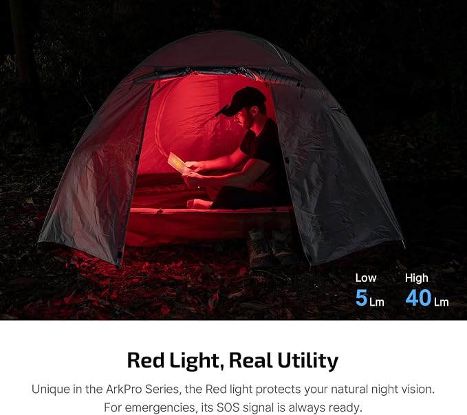 OLIGHT ArkPro Lite Flat Pocket Flashlight, Rechargeable Portable 1200 Lumens with White LED, Red Light, and UV Light, Triple Sources for Pet Urine Detection, Camping, Emergency, Working (Orange)