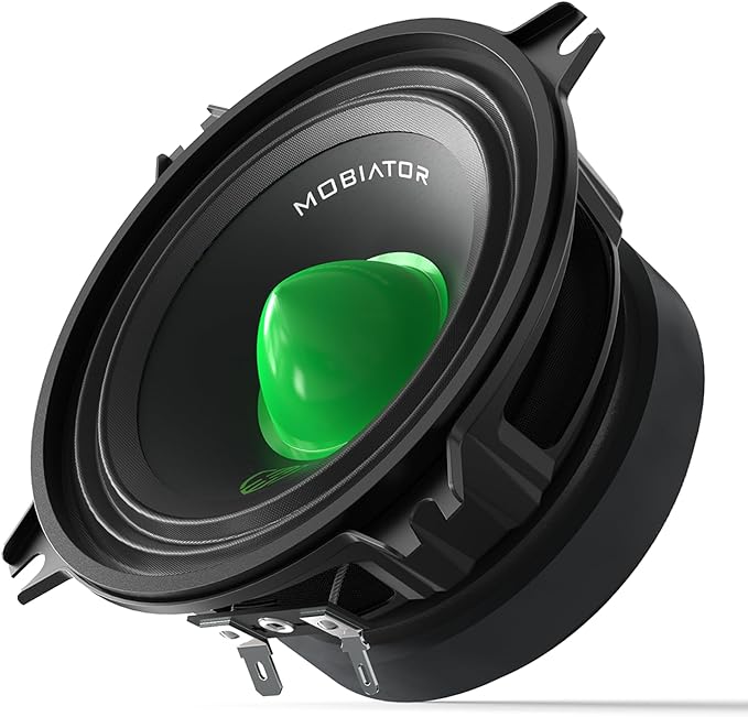 Midrange Loudspeakers MB-M404 4'' 400W Max, 4 Ohms High Efficiency Car Audio Door Speakers for Car or Truck Stereo Sound System-Black (2 Speakers) (MB-M404)