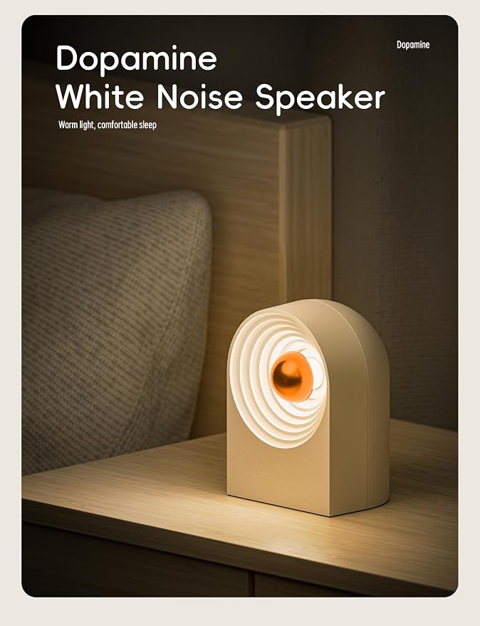 Rechargeable Night Light, NightLight for Kid, Night Stand Light Bedroom, RGB Lights, 4 Light Colors, 1h Timer, One Phone for Two Speaker,1200mha,White