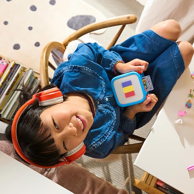 YOTO Wireless Headphones – Kids Accessories, Lightweight Comfortable Adjustable & Foldable Over-Ear Bluetooth Earphones with Travel Bag, Volume-Limiting for Safe Listening