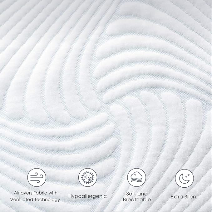 Foot Queen Size Electric Heated Mattress Pad - Foot Warmer for Bed with Memory & Preheat Functions, 12 Heat Settings Single Control for 1-12 Hours Auto Off, Lighted Button