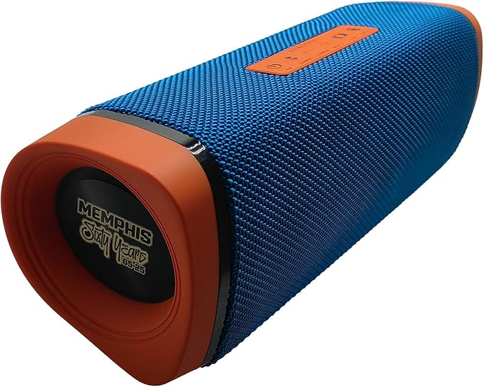 Memphis 60MFLOWBT Flow - Wireless Bluetooth & AUX Speaker, IPX7 Water Resistance, Blue - 60th Anniversary Edition