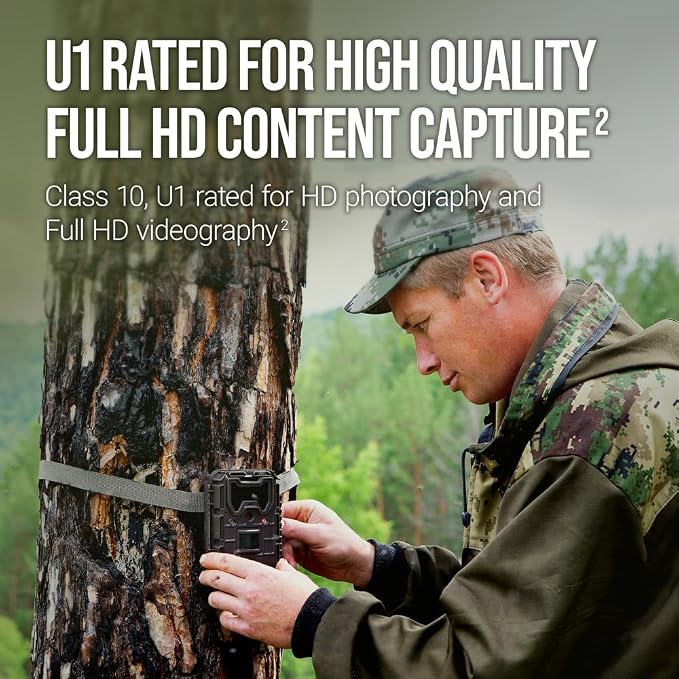 PNY 32GB Elite Class 10 U1 V10 SDHC Trail Camera Flash Memory Read Up to 100MB/s, UHS-I, HD Photo & Video, Outdoor Camera, DSLR Camera, Tactile Use, Wildlife Enthusiasts, 10-Pack (Packaging May Vary)