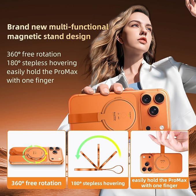 AI Translator Device 146 Languages, Real-Time Voice Translator with Magnetic Stand, Offline Translation, Photo & Text Translator, Portable Language Translator for Travel