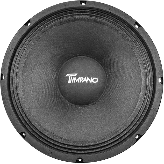 Timpano 12 Inch Midbass Speaker TPT-MD12 800 Watts, 8 Ohm, Mid Bass Loudspeaker for Pro Car Audio (Single)