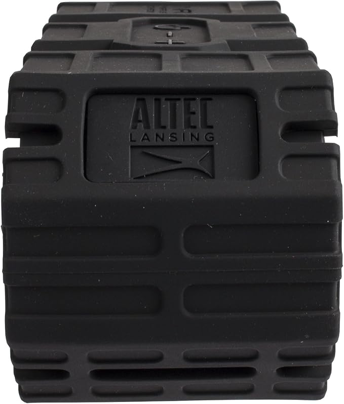 Altec Lansing LifeJacket - Waterproof Bluetooth Speaker, Wireless & Portable Speaker for Travel & Outdoor Use, 30 Hour Playtime & 50 Foot Range, Black