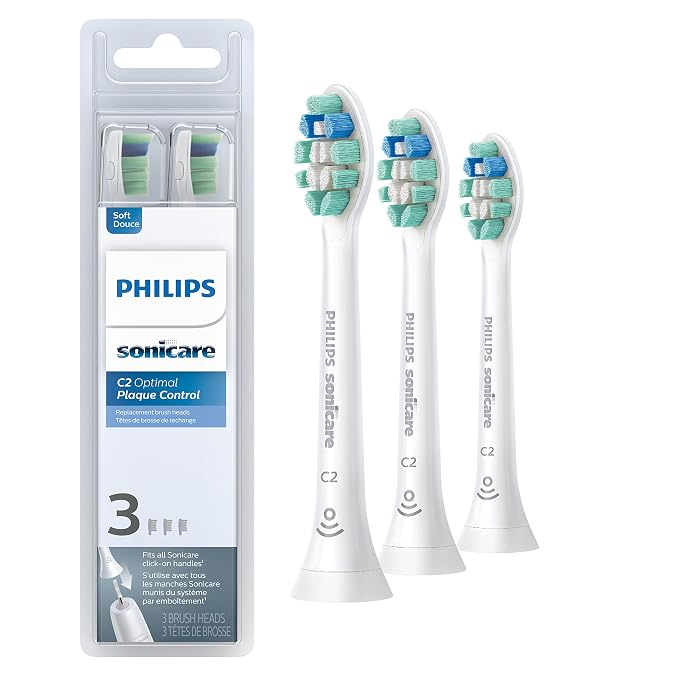 Philips Sonicare Toothbrush Heads for Kids and Adults (2 Brush Heads)