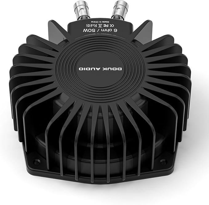 Douk Audio BS-1 Bass Shaker: 50W High Power Tactile Transducer - Subwoofer Lows for Home Theater, Car Audio & Gaming Chair Vibration Immersion (1 Pair)