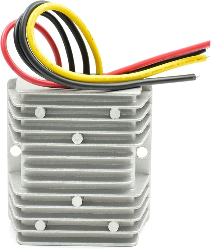 DC Converter 8V-40V to 12V 6A 72W, Step Down Step Up Converter Voltage Regulator, Power Adapter Voltage Booster, Reducer Waterproof Module Transformer for Golf Cart Club Car Truck Vehicle