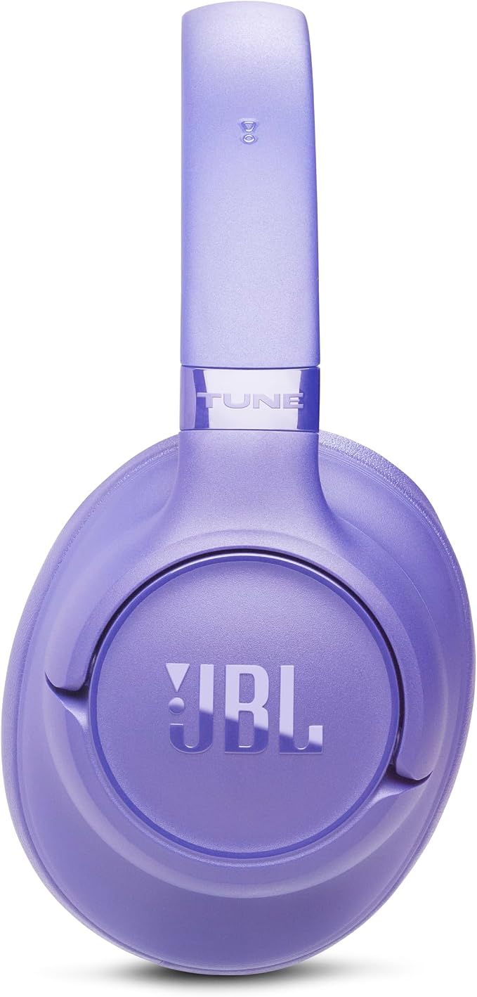 JBL Tune 730BT - Wireless Over-Ear Bluetooth® 6.0 Headphones with Powerful JBL Pure Bass Sound, 2 beamforming mics for Perfect Calls, Up to 76 Hours of Battery Life, & Multi-Point Connection (Purple)