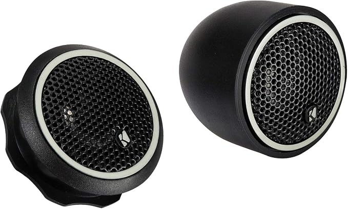 KICKER 46CST204 CS-Series CST20 .75-inch (20mm) Tweeters with Crossovers, 4-Ohm (Pair)