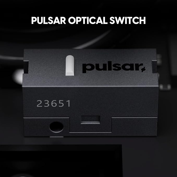 Pulsar Gaming Gears X3 Crazylight Wireless Gaming Mouse, Ultra Lightweight 1.69 oz (48g), Hybrid Ergonomic, Optical Switch, 32000 DPI, 750 IPS, XS-1 Sensor, 10k Compatible (Medium, Desert)